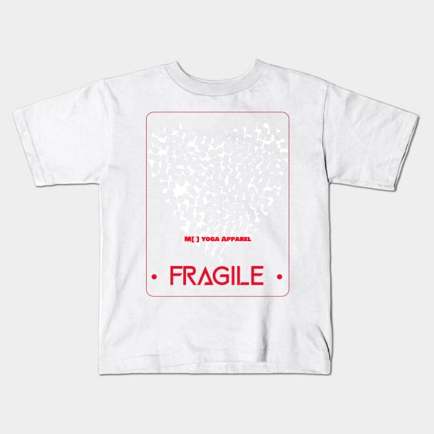 Fragmented broken heart Kids T-Shirt by M[ ]